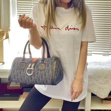 Load image into Gallery viewer, DIOR White embroidery T-shirt