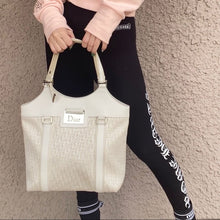 Load image into Gallery viewer, DIOR diorissimo street chic downtown cream canvas Tote