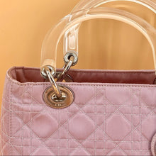 Load image into Gallery viewer, Lady Dior pink cloth bag