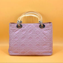 Load image into Gallery viewer, Lady Dior pink cloth bag