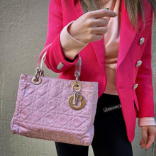 Load image into Gallery viewer, Lady Dior pink cloth bag