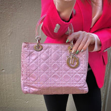 Load image into Gallery viewer, Lady Dior pink cloth bag