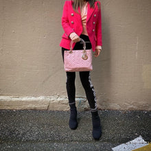 Load image into Gallery viewer, Lady Dior pink cloth bag