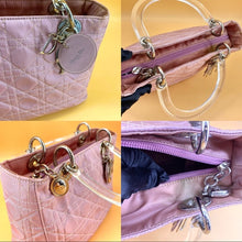 Load image into Gallery viewer, Lady Dior pink cloth bag