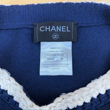 Load image into Gallery viewer, CHANEL wool navy dress