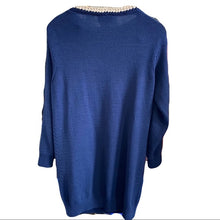 Load image into Gallery viewer, CHANEL wool navy dress