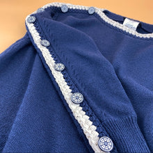 Load image into Gallery viewer, CHANEL wool navy dress