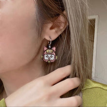 Load image into Gallery viewer, CHANEL Robot Cat 2017SS limited edition earrings