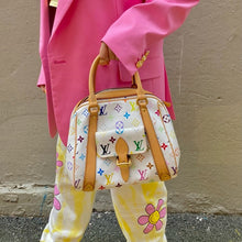 Load image into Gallery viewer, LOUIS VUITTON White Monogram Multicolore Canvas Priscilla Bag