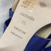 Load image into Gallery viewer, HERMES sandals caraibes toile H Panama