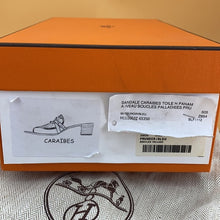 Load image into Gallery viewer, HERMES sandals caraibes toile H Panama