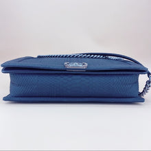 Load image into Gallery viewer, CHANEL le Boy XL snakeskin shoulder bag
