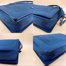 Load image into Gallery viewer, CHANEL le Boy XL snakeskin shoulder bag