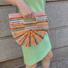 Load image into Gallery viewer, CULT gaia rainbow Acrylic Ark Clutch Bag