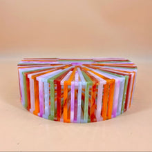 Load image into Gallery viewer, CULT gaia rainbow Acrylic Ark Clutch Bag