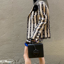 Load image into Gallery viewer, CHANEL black and white lace Blazer