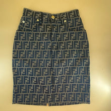 Load image into Gallery viewer, FENDI classic FF logo skirt