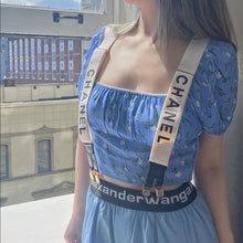 Load image into Gallery viewer, CHANEL vintage white Pants straps