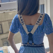 Load image into Gallery viewer, CHANEL vintage white Pants straps