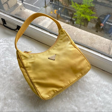 Load image into Gallery viewer, PRADA yellow nylon Hobo