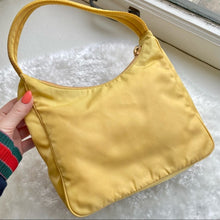 Load image into Gallery viewer, PRADA yellow nylon Hobo