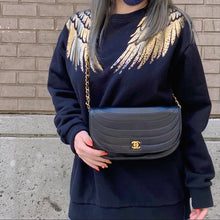 Load image into Gallery viewer, CHANEL half moon lambskin Shoulder bag