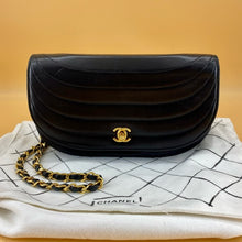 Load image into Gallery viewer, CHANEL half moon lambskin Shoulder bag