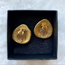 Load image into Gallery viewer, CHANEL vintage gold earrings