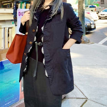 Load image into Gallery viewer, Comme Des garcon black print Blazer