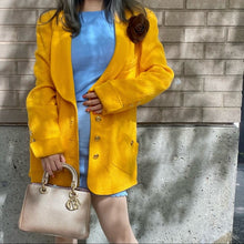 Load image into Gallery viewer, CHANEL vintage yellow Blazer