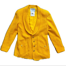 Load image into Gallery viewer, CHANEL vintage yellow Blazer