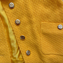 Load image into Gallery viewer, CHANEL vintage yellow Blazer