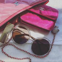 Load image into Gallery viewer, CHLOE 62mm Gradient Round Sunglasses