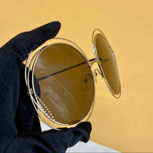 Load image into Gallery viewer, CHLOE 62mm Gradient Round Sunglasses