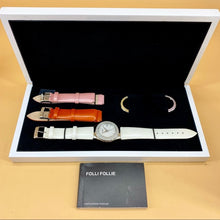 Load image into Gallery viewer, FOLLI FOLLIE Swarovski watch set