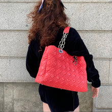 Load image into Gallery viewer, Lady Dior patent leather soft cannage tote TWS