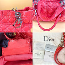 Load image into Gallery viewer, Lady Dior patent leather soft cannage tote TWS