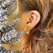 Load image into Gallery viewer, CHANEL vintage gold earrings