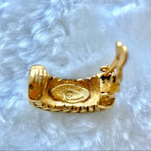 Load image into Gallery viewer, CHANEL vintage gold earrings
