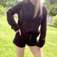 Load image into Gallery viewer, VERSACE Black silk shirt