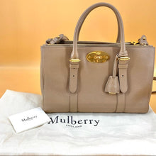 Load image into Gallery viewer, MULBERRY Bayswater Leather Double Zip Tote Bag