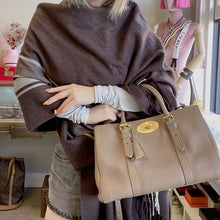 Load image into Gallery viewer, MULBERRY Bayswater Leather Double Zip Tote Bag