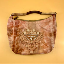 Load image into Gallery viewer, PRADA Nylon Tie Dye Knot Embellished Rope Bag