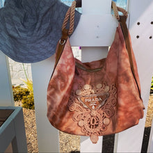 Load image into Gallery viewer, PRADA Nylon Tie Dye Knot Embellished Rope Bag