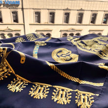 Load image into Gallery viewer, HERMES SEIBU 50th Anniversaire silk scarf
