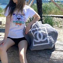 Load image into Gallery viewer, CHANEL Vintage cotton beach Tote