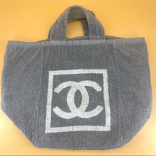 Load image into Gallery viewer, CHANEL Vintage cotton beach Tote