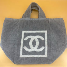 Load image into Gallery viewer, CHANEL Vintage cotton beach Tote