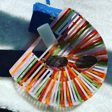 Load image into Gallery viewer, CULT gaia rainbow Acrylic Ark Clutch Bag