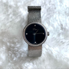 Load image into Gallery viewer, La D de Dior Satine diamond watch